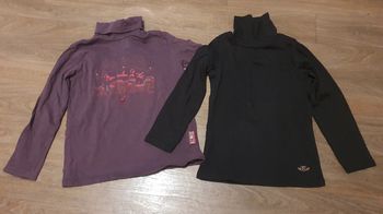 Lot de 2 pull col roulé