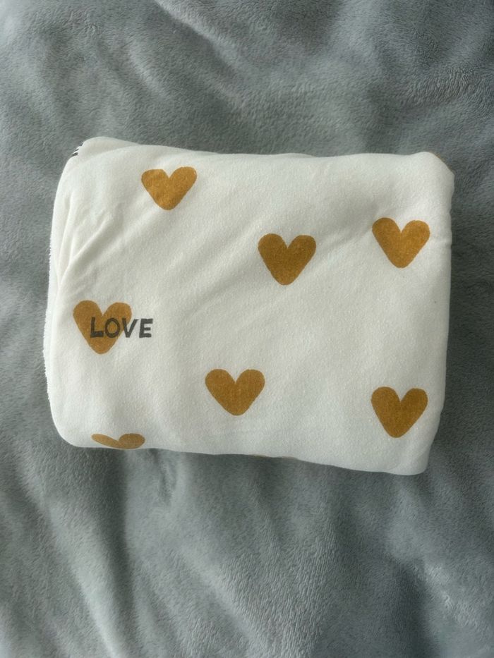 Plaide en velour love bébé - photo numéro 4