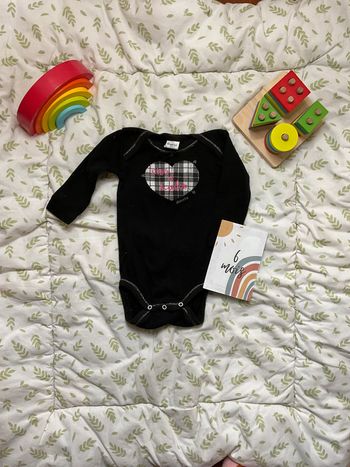 body manches longues noir 6 mois absorba