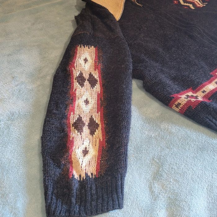 Gilet zippé  - Cardigan en Laine - Vintage 🧥 Made in France  -  Taiile L - photo numéro 3