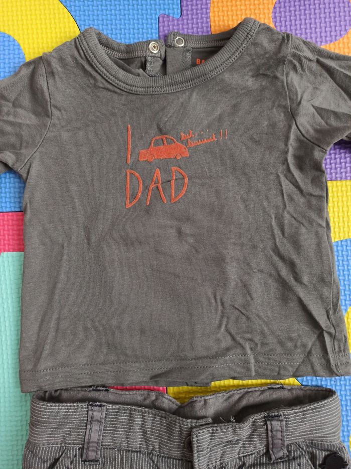 Ensemble lot sous pull pantalon mixte 6 mois - photo numéro 2