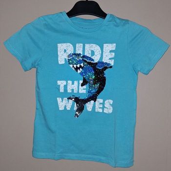Tee-shirt manches courtes Requin Gémo 6 ans