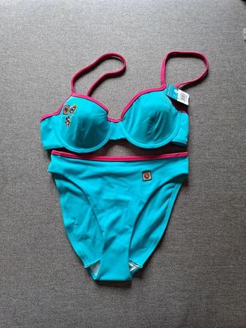Maillot de bain bleu en S