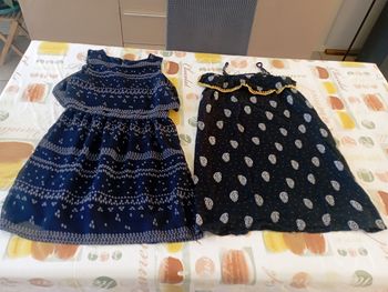 Lot 2 robe été doublées marques diverses 12 ans Gémo 7€