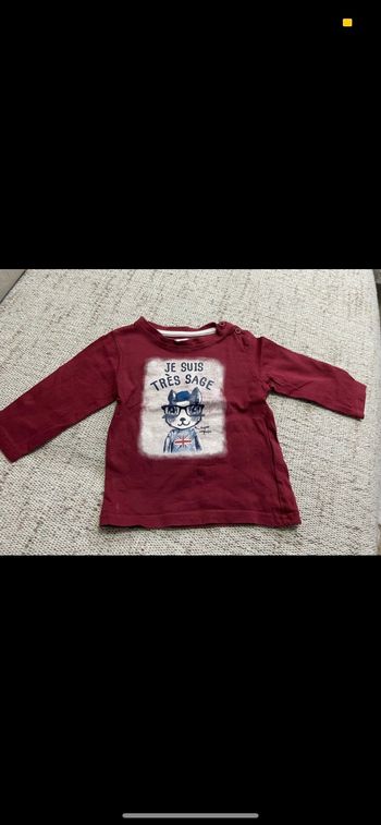 Teeshirt manches longues 6 mois