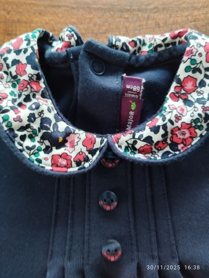 Robe manches longues col Claudine Sergent Major - photo numéro 3