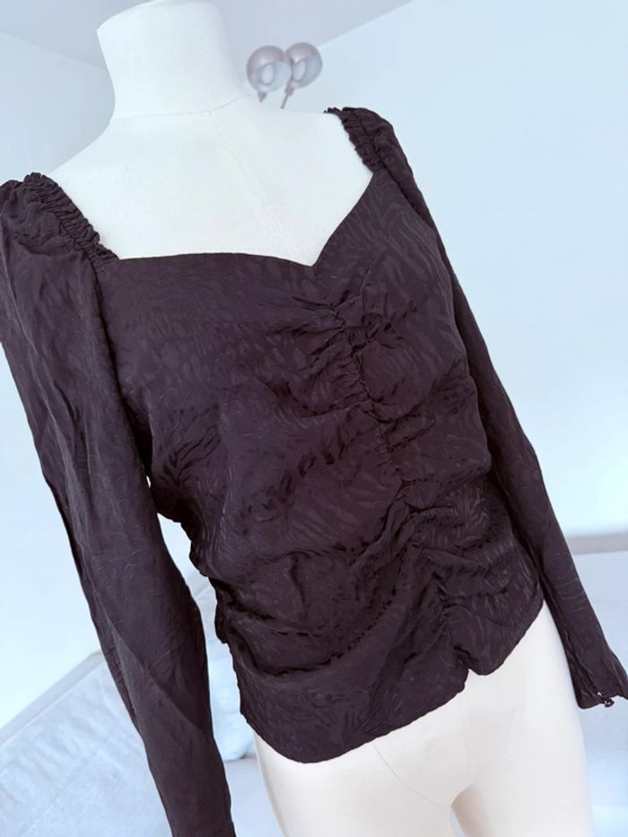 Blouse imprimé noir H&M - photo numéro 2