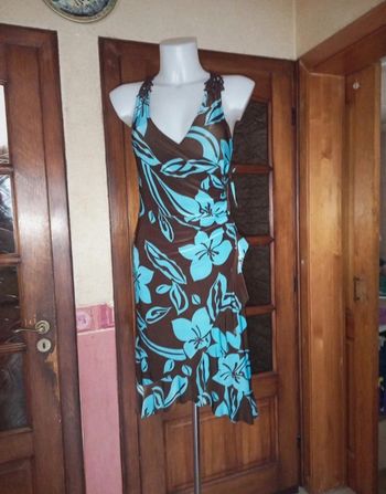 Robe turquoise