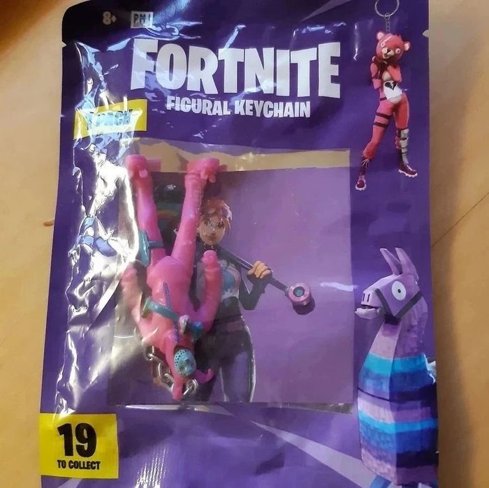 Fortnite keychain - Lapin rose