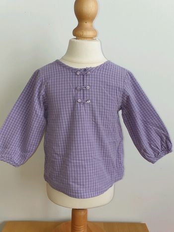 Blouse mauve Tout compte fait 18 mois