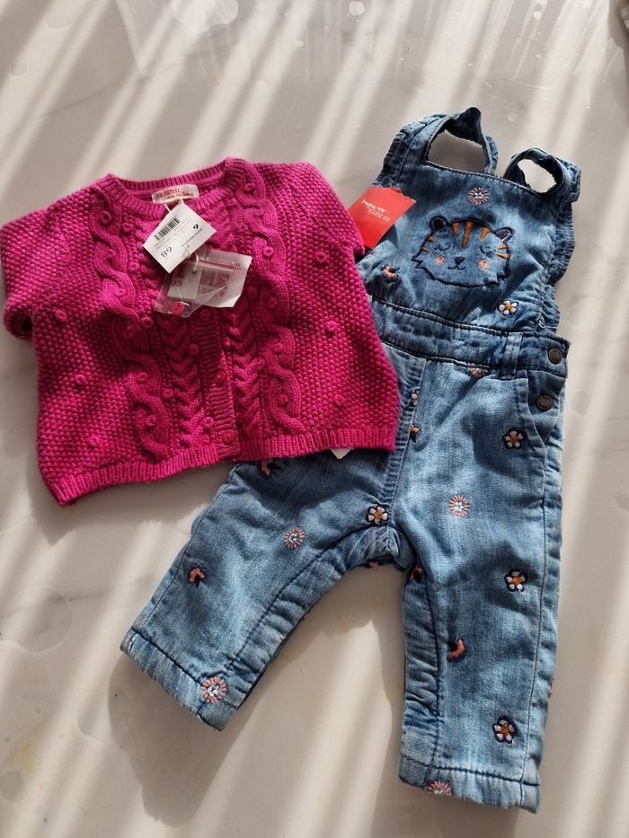 Salopette + gilet  ensemble - photo numéro 2