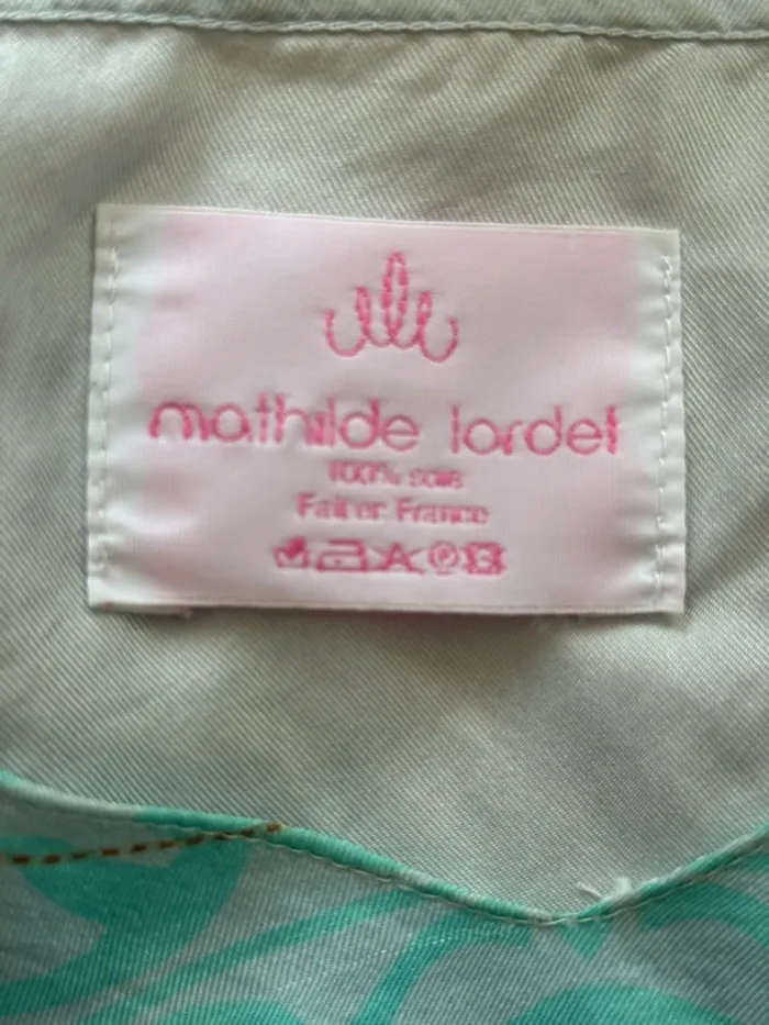 Caftan Mathilde Lordet – 100% soie – Made in France - photo numéro 7