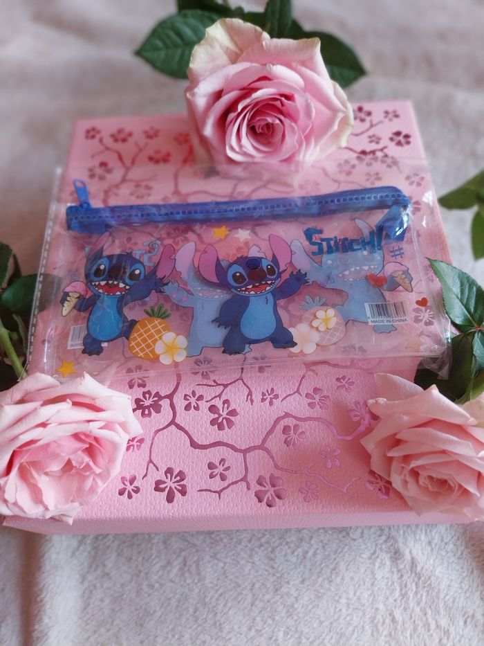 Trousse stitch bleu - photo numéro 2