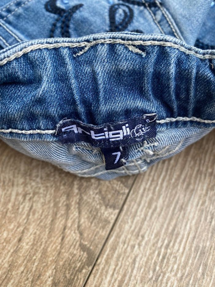 Jupe en jean avec strass - photo numéro 4