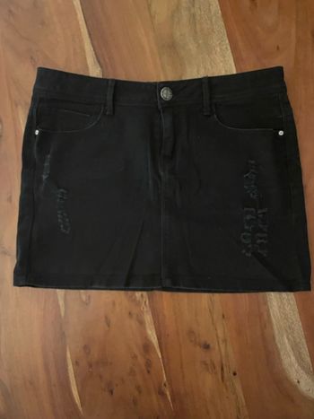 Jupe en jean courte noire taille 38
