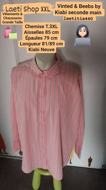 Chemise T.3XL Kiabi