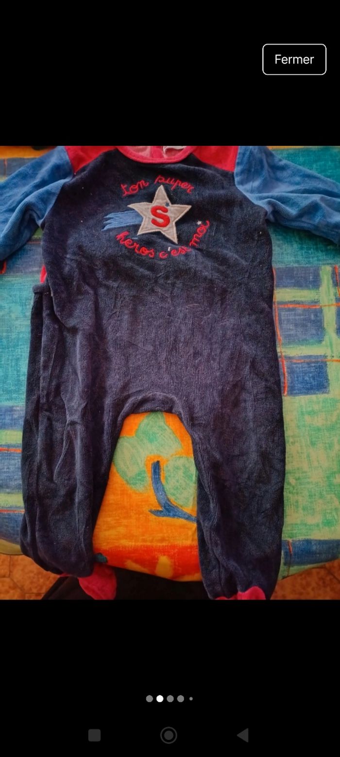 Lot pyjamas hivers 12 mois - photo numéro 2