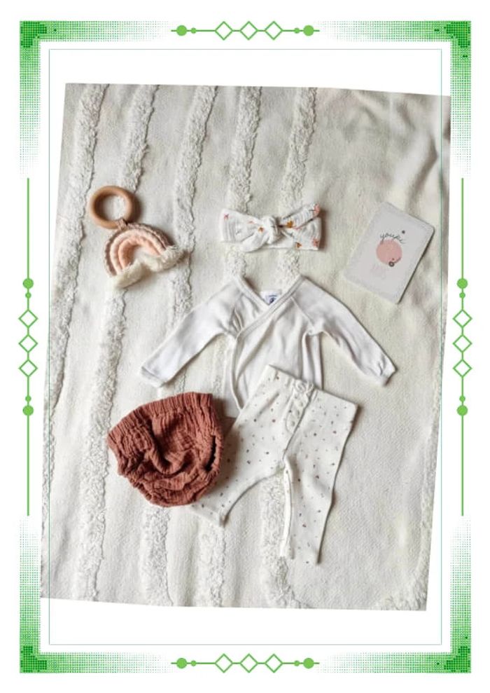 Ensemble bébé fille 1 mois
