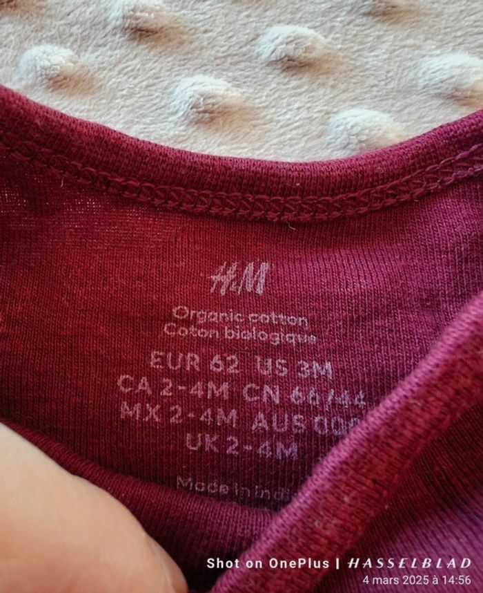 Lot de 5 bodies ML tons rose - photo numéro 11