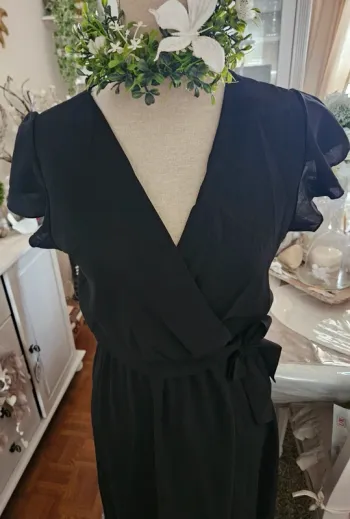 Robe porte feuille longue noire New Collection Taille 38/40 Neuve