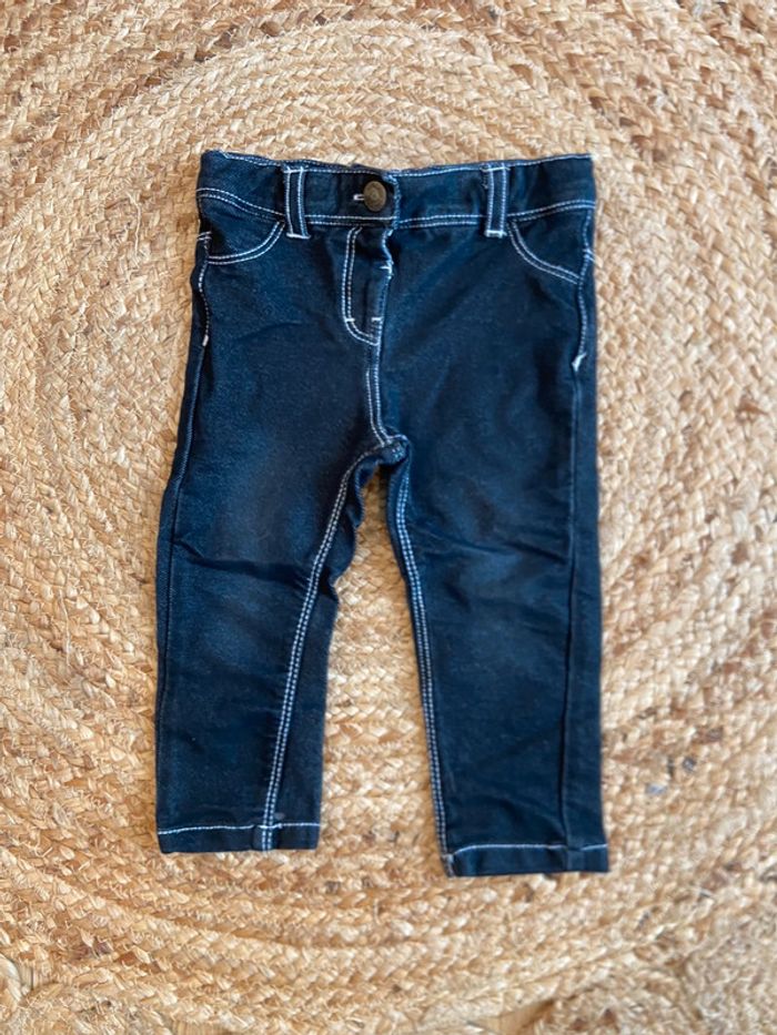 Jeans tregging fille 12 mois Kimbaloo