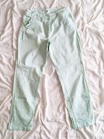 Pantalon menthe