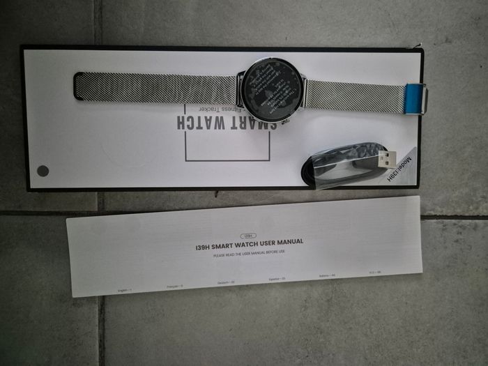 Montre Connectée Femme - I39H - 1.32" HD - Fréquence Cardiaque - 20 Modes Sportifs - SpO2 - Argent - photo numéro 3