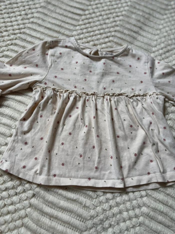 TEE shirt manche longues fille 36 mois kiabi