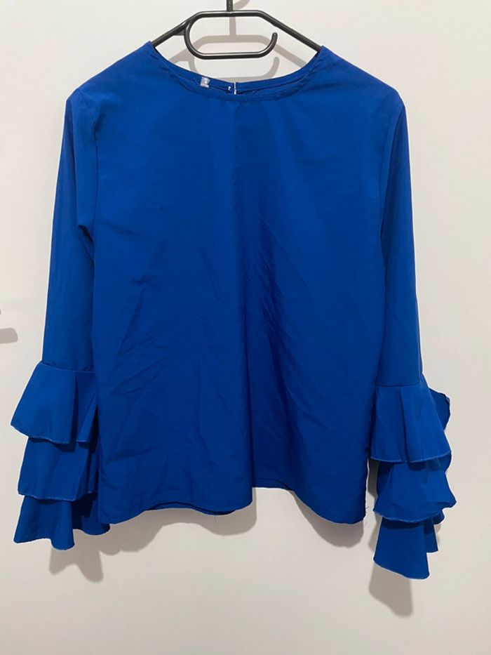 Blouse bleu - photo numéro 2