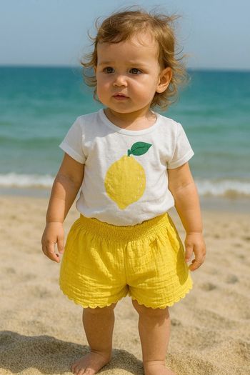 Short d’été jaune Kiabi