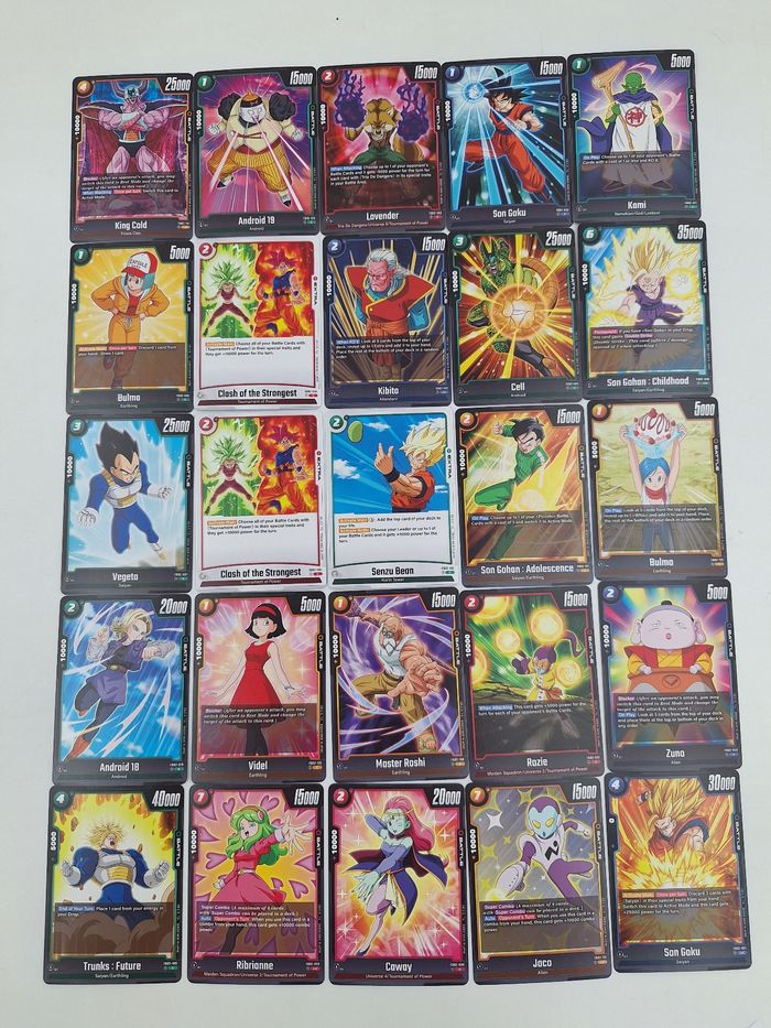 Lot 4 : 50 cartes Dragon ball série FB02 - photo numéro 2