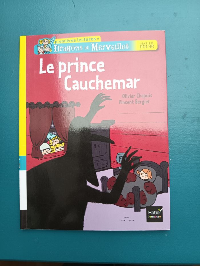 Livre roman enfant 1ères lectures, Le prince Cauchemar, Éditions Hatier Poche