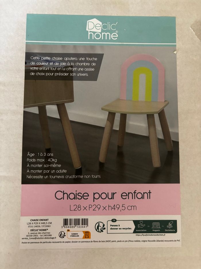 Table et chaises  neuf - photo numéro 3