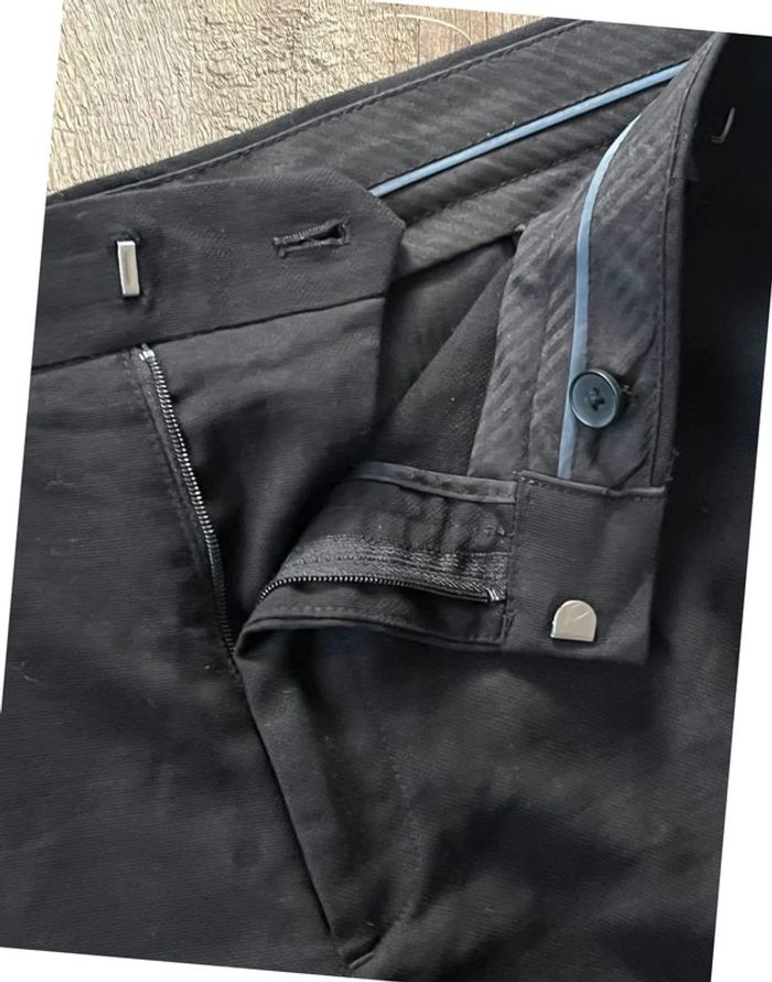 Pantalon à pince noir taille 54 - homme - photo numéro 7