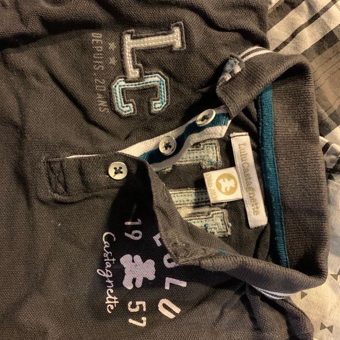 Lot 3 chemises / polo ML 12 mois Panda Noeuds Lulu - photo numéro 5