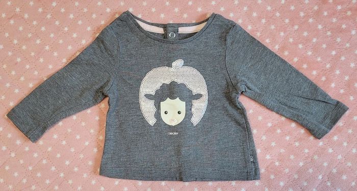 Lot de 2 t-shirts manches longues - Taille 1mois, 53cm - photo numéro 11