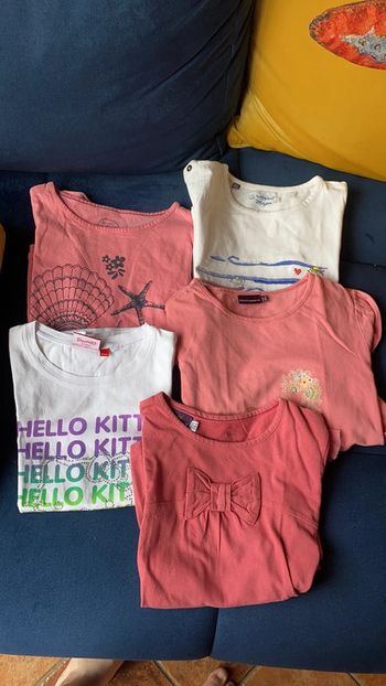 Lot de t-shirt  8 ans sergent major