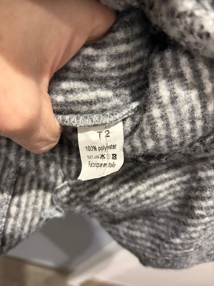 Manteau gris taille 2 - photo numéro 4