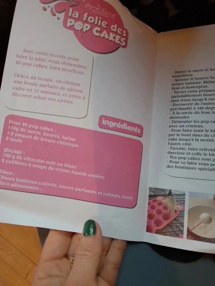 Livre + moule Popcake - photo numéro 5