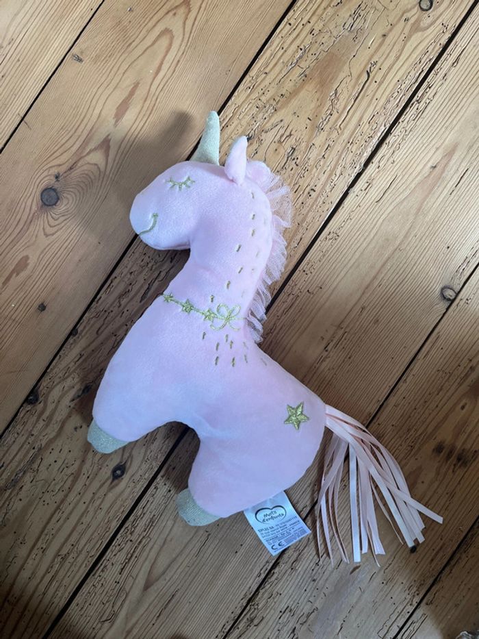 Doudou licorne