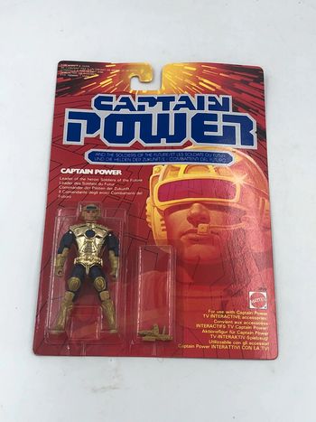 Figurine Captain Power 1987 Mattel neuf