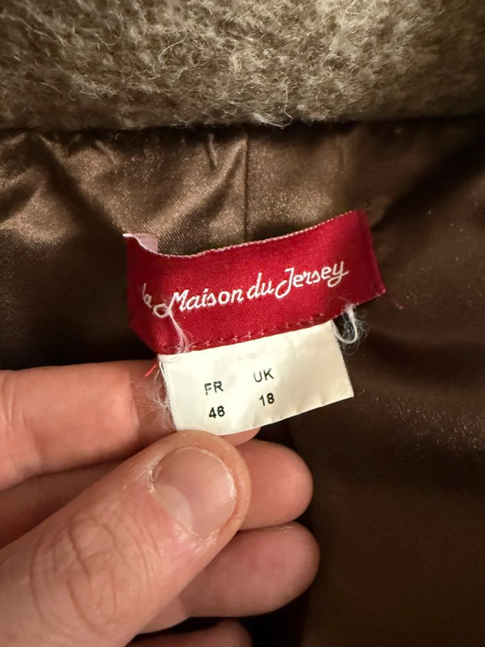 Manteau en laine La Maison du Jersey Taille 46 - photo numéro 3