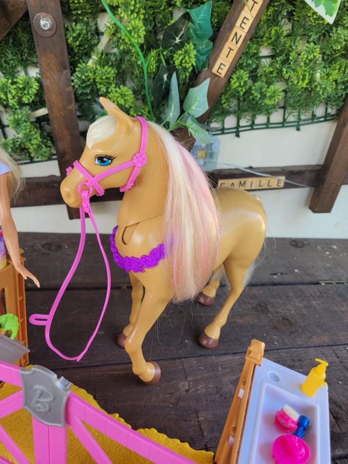 Lot toilettage chevaux Barbie - photo numéro 6