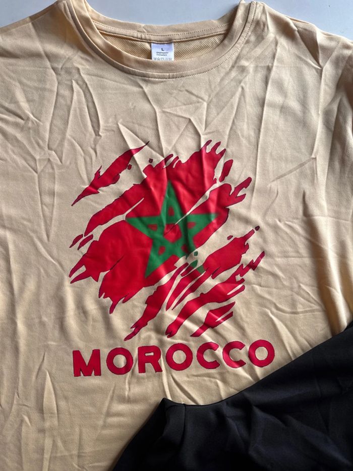 Ensemble neuf -t-shirt + jogging - Morocco -taille L - photo numéro 3