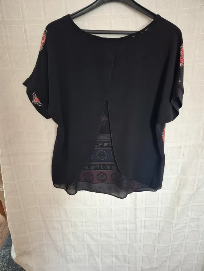t-shirt dos en voile taille 42 - photo numéro 8