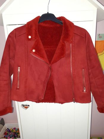 Manteau type motard IKKS fille 10 ans