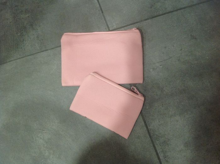 Lot de 2 pochettes rose poudré My Tagalongs - photo numéro 2