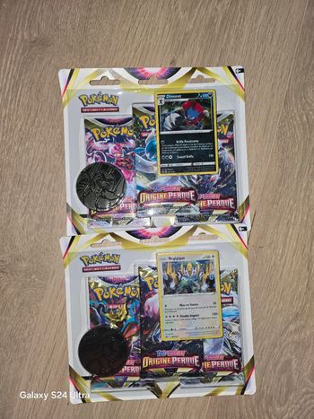Pokemon lot de 2 tripack origine perdue