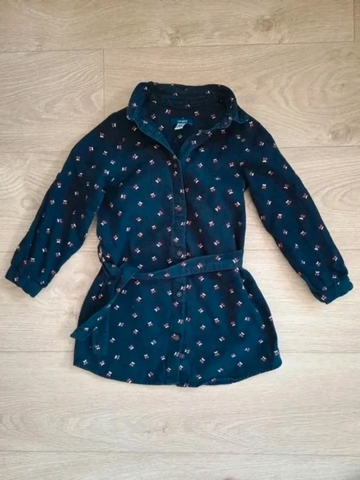 Robe chemise cerises Okaïdi 5 ans