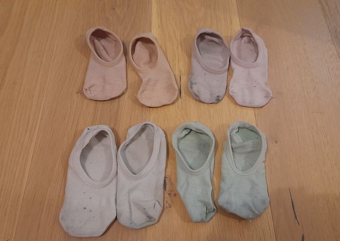 4 paires de chaussettes invisibles